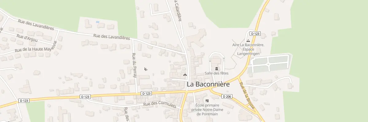 Plan du 19 Rue d’Ernée à La Baconnière