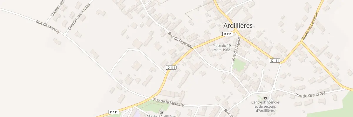 Plan du 8 Gr Grande Rue à Ardillières