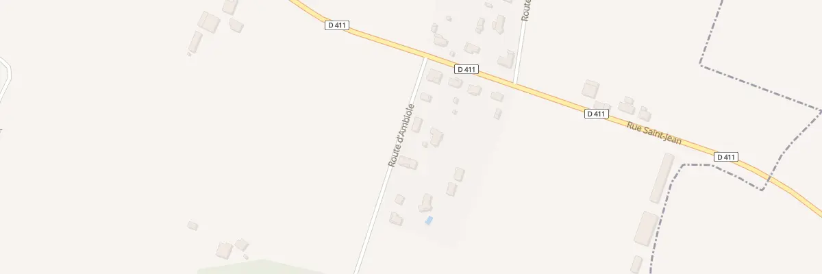 Plan du 105 Rte d’Ambiole à Goos