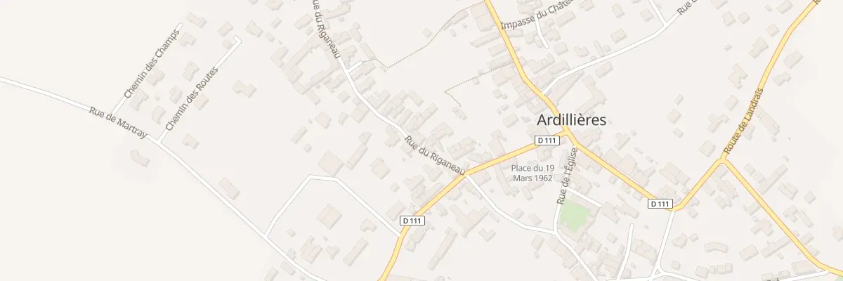 Plan du 9 Rue du Riganeau à Ardillières