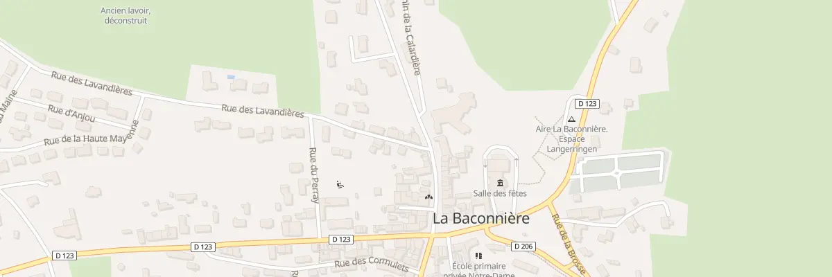 Plan du 25 Rue d’Ernée à La Baconnière