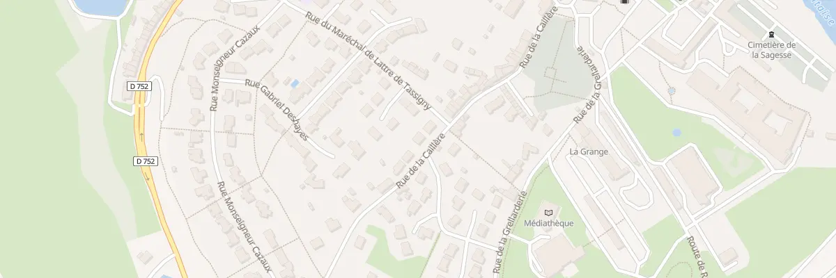 Plan du 52 Rue de la caillère à Saint-Laurent-sur-Sèvre