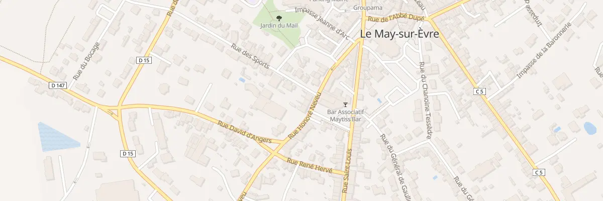 Plan du 18 Rue Honoré Neveu au May-sur-Èvre