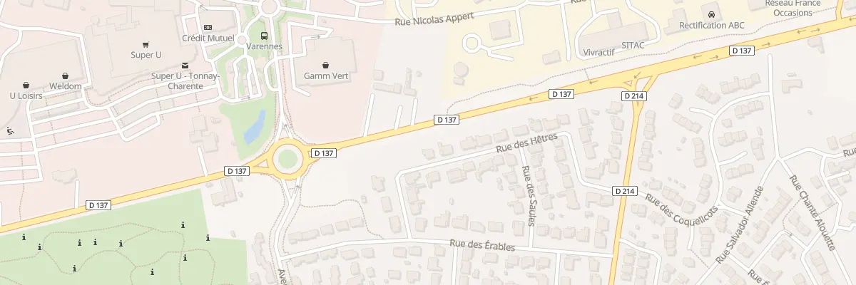Plan du 26 Rue des Hêtres à Tonnay-Charente