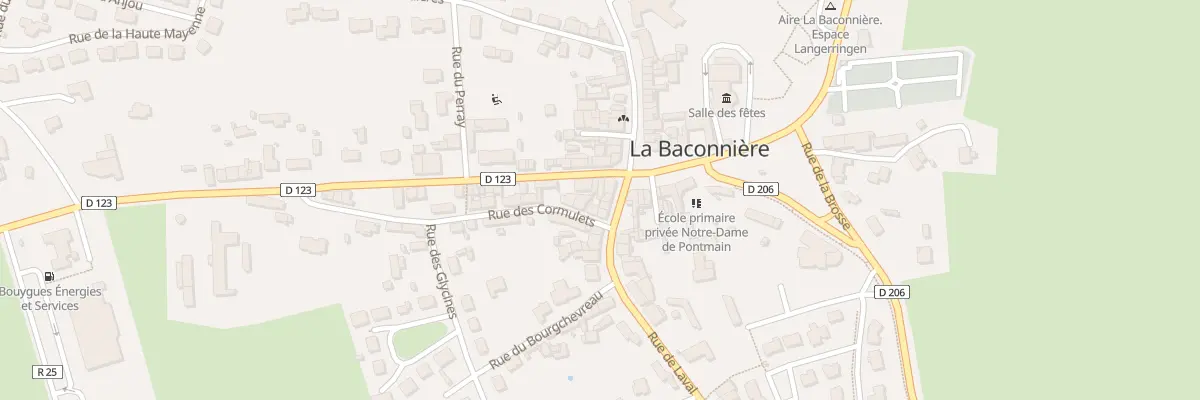 Plan du 3 Rue du Bourgneuf à La Baconnière