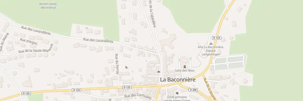 Plan du 25 Rue du Perray à La Baconnière