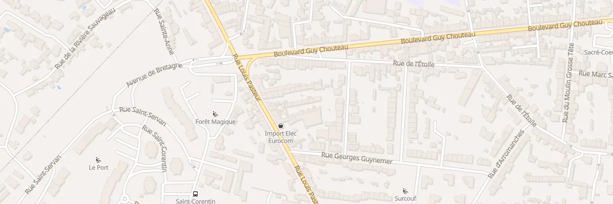 Plan du 104 Rue Louis Pasteur à Cholet