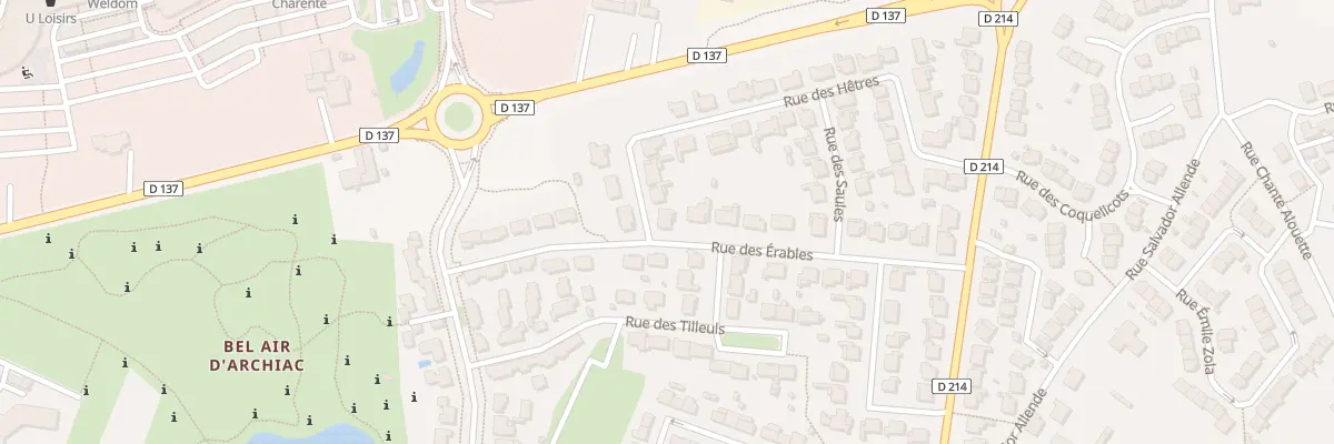 Plan du 33 Rue des Hêtres à Tonnay-Charente