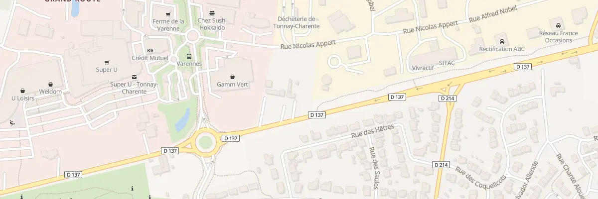 Plan du 107 Av de Saintonge à Tonnay-Charente