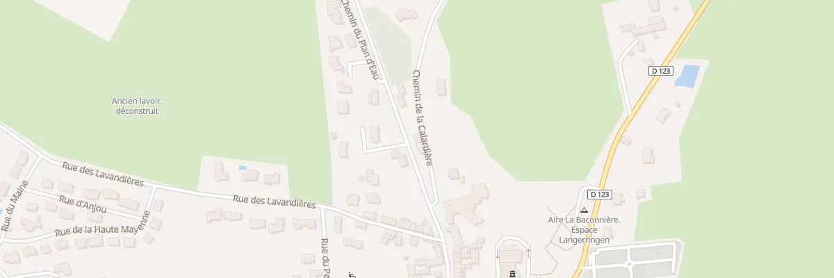 Plan du 32 Rue d’Ernée à La Baconnière