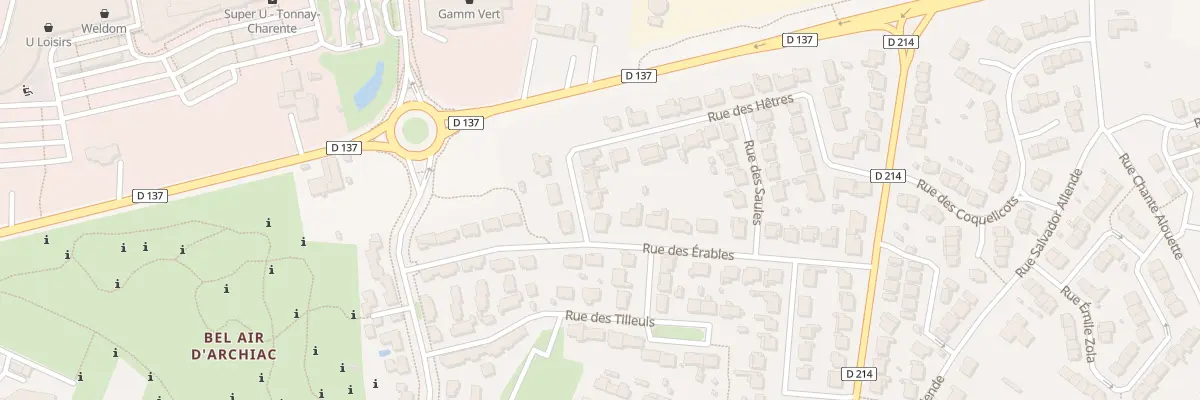 Plan du 31 Rue des Hêtres à Tonnay-Charente