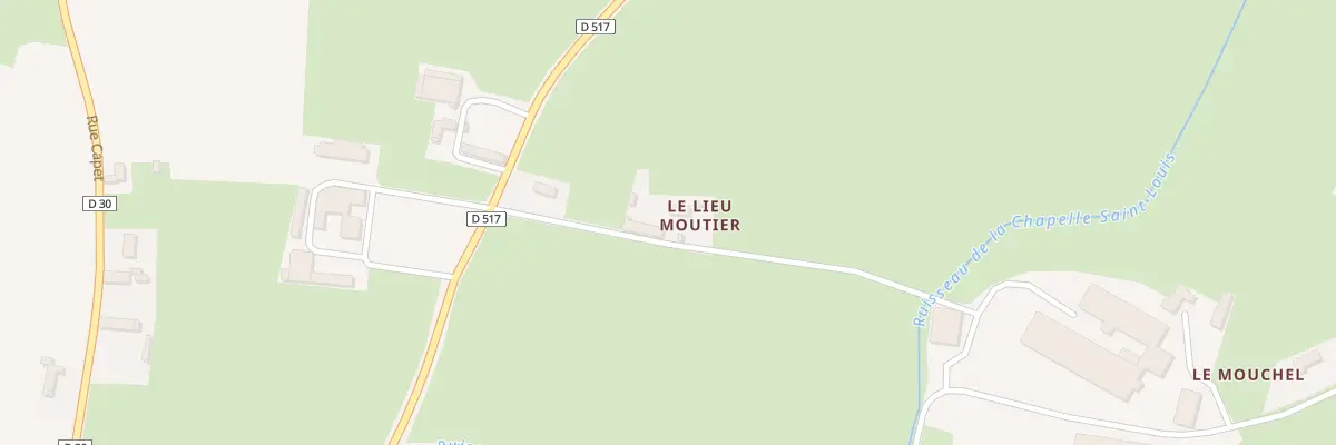 Plan du 127 Rue du Grand Colombier à Formigny La Bataille