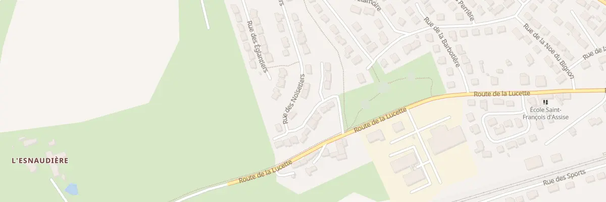 Plan du 6 Rue des Noisetiers au Genest-Saint-Isle