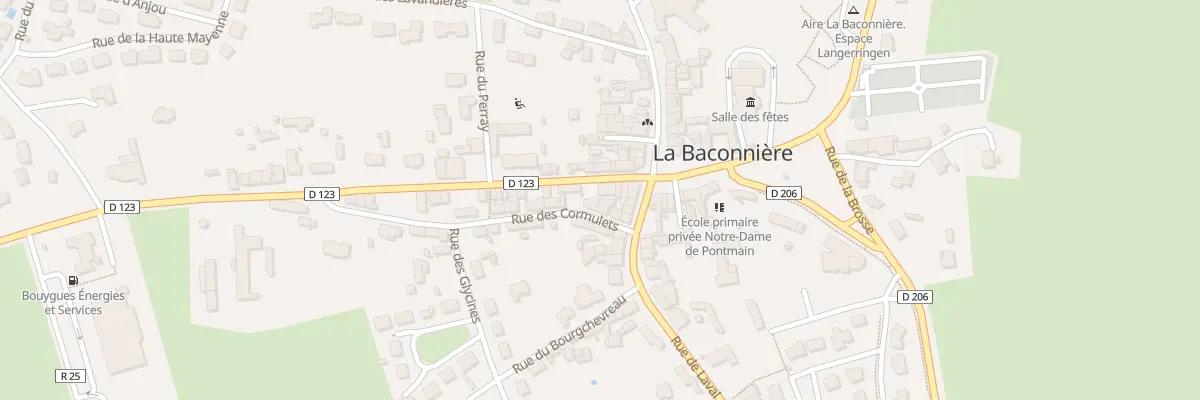 Plan du 9 Rue du Bourgneuf à La Baconnière