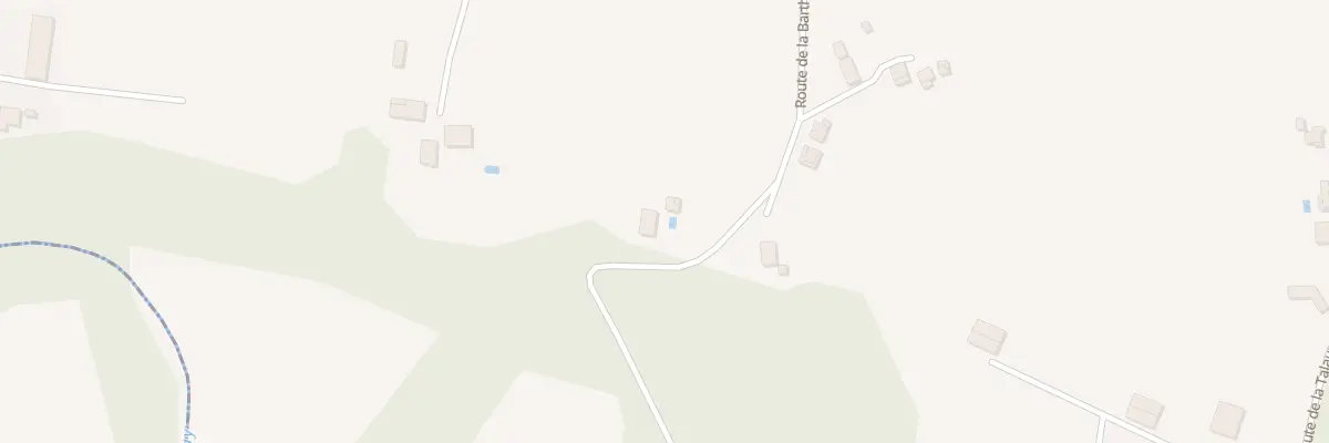 Plan du 428 Rte de la Barthe à Garrey