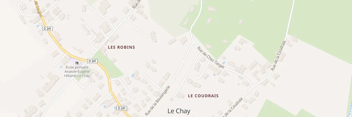 Plan du 15C Rue de la Boulangerie au Chay