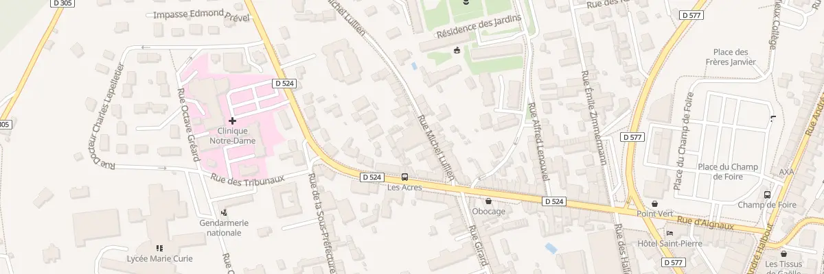 Plan du 73 Rue Michel Lullien - Vire à Vire Normandie