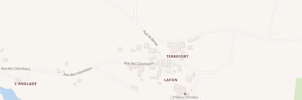 Plan du 1 Rue de Bense à Blaignan-Prignac