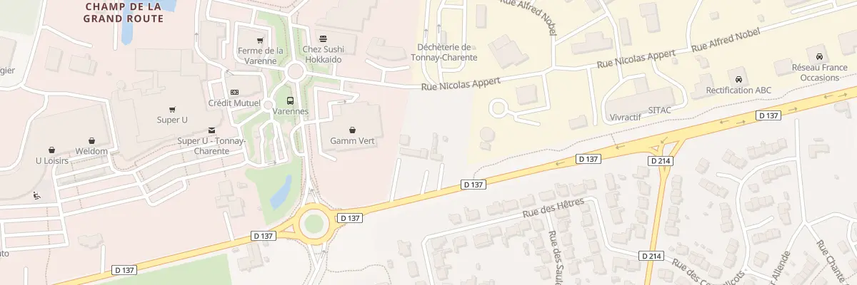Plan du 105B Av de Saintonge à Tonnay-Charente