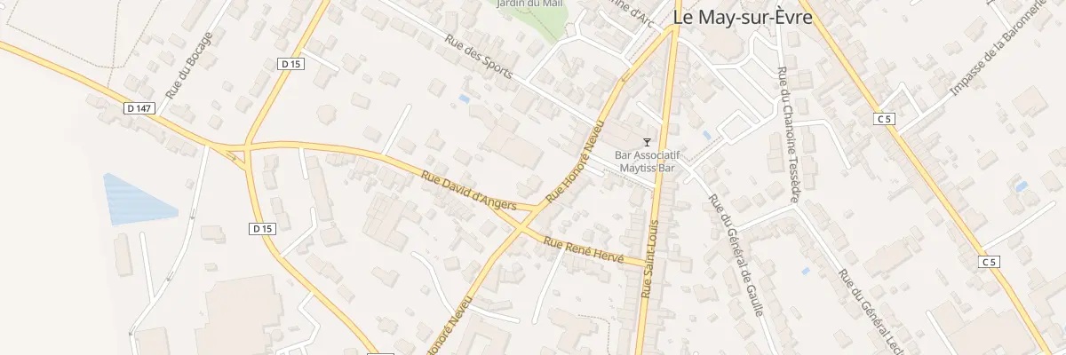 Plan du 26 Rue Honoré Neveu au May-sur-Èvre