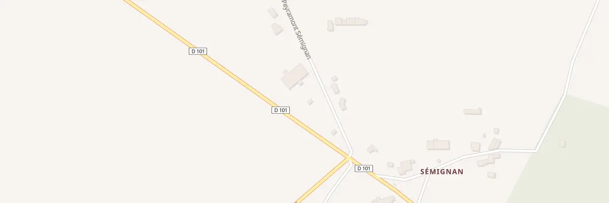Plan du 3B Rte de Peyramont Sémignan à Saint-Laurent-Médoc