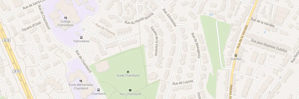 Plan du 10 Sq de la Varenne à Cholet