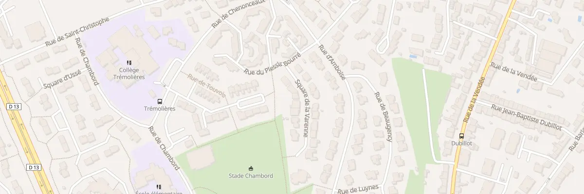 Plan du 4B Sq de la Varenne à Cholet