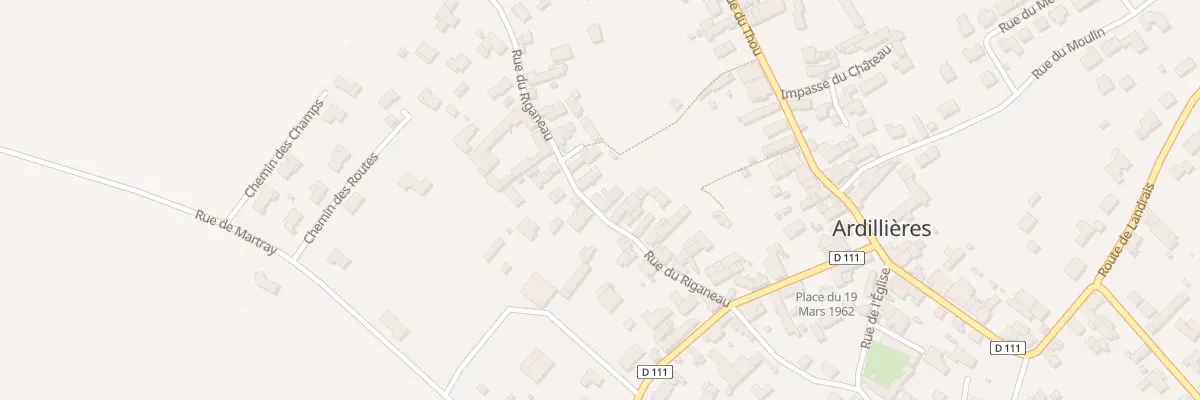 Plan du 27 Rue du Riganeau à Ardillières