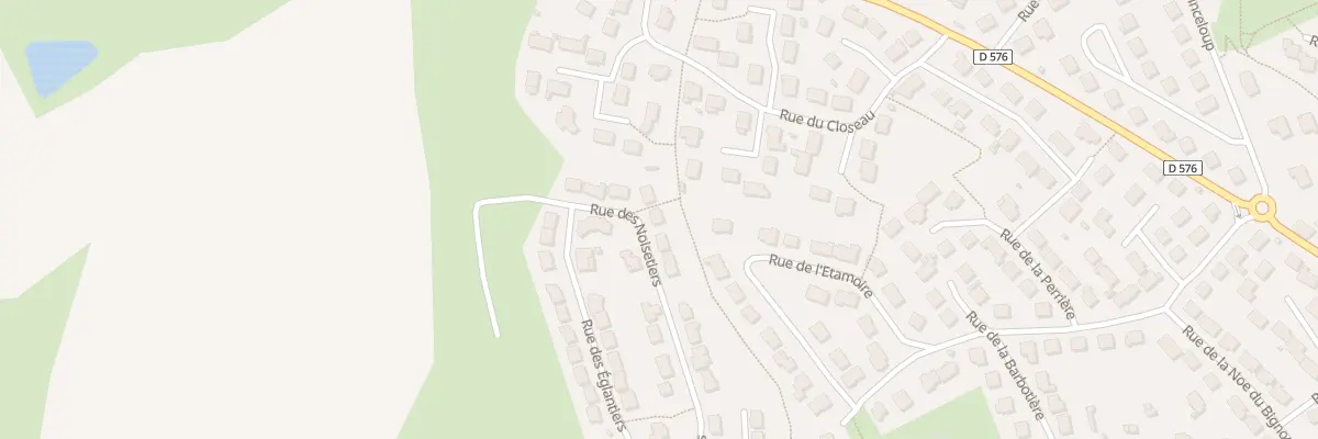 Plan du 28 Rue des Noisetiers au Genest-Saint-Isle