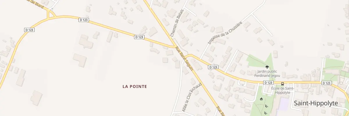 Plan du 43 Rue René Seguin à Saint-Hippolyte