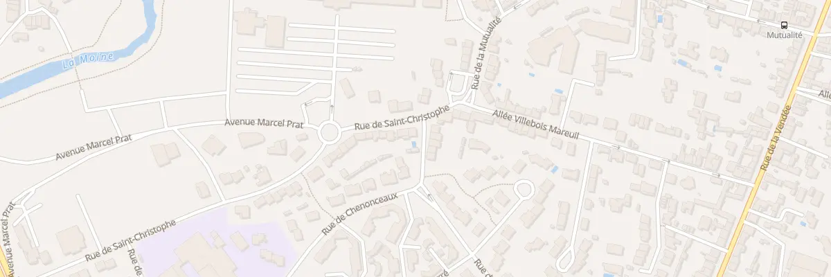 Plan du 1 Rue de St-Christophe à Cholet
