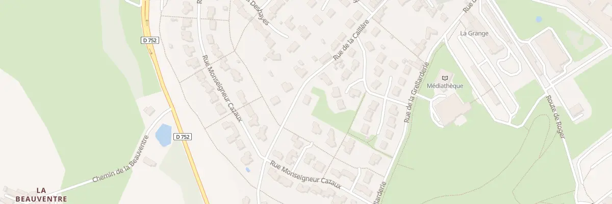 Plan du 21 Rue de la caillère à Saint-Laurent-sur-Sèvre