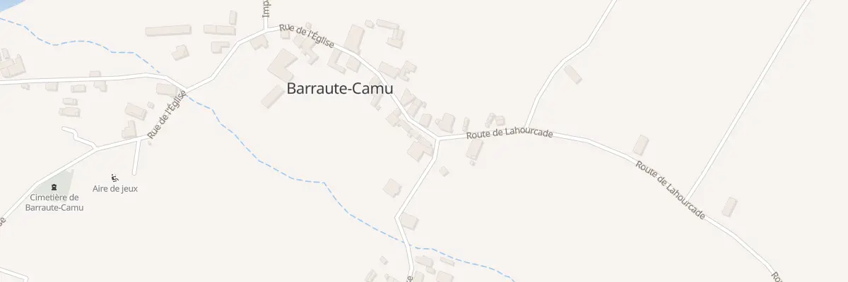 Plan du 17 Rte de l’Eglise à Barraute-Camu