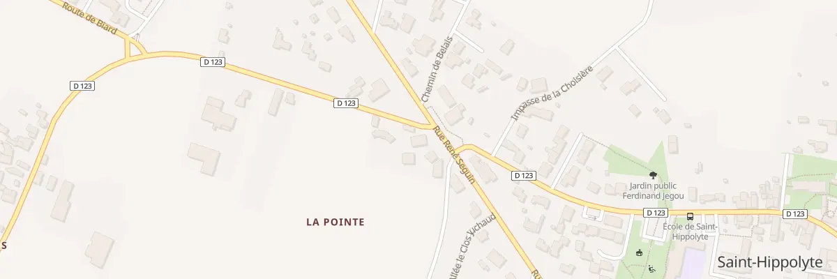 Plan du 45 Rue René Seguin à Saint-Hippolyte