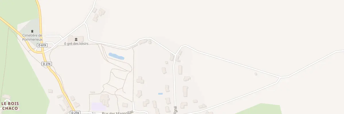 Plan du 375 Rte de Laigné à Pommerieux