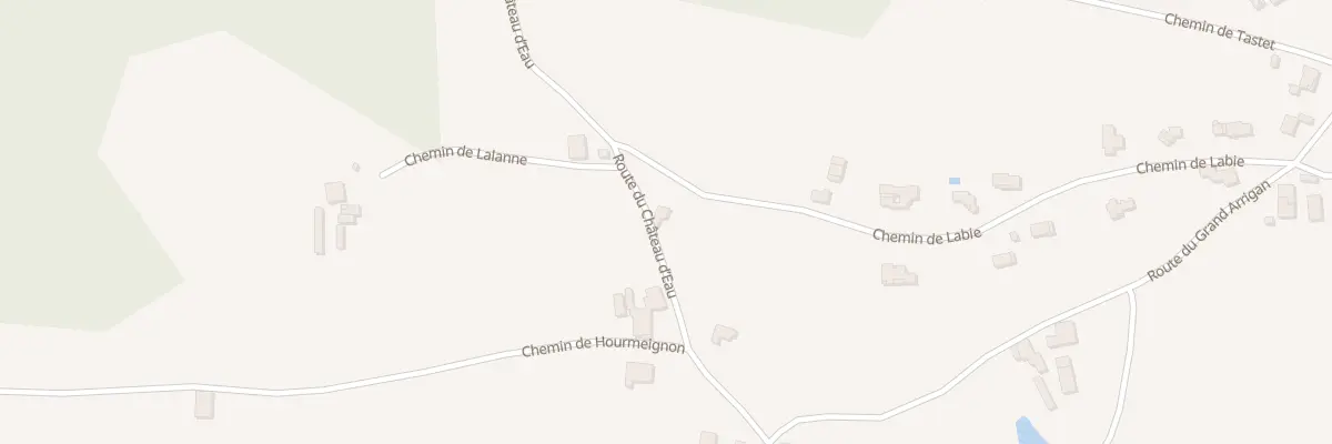 Plan du 180 Rte du Château d’Eau à Mouscardès