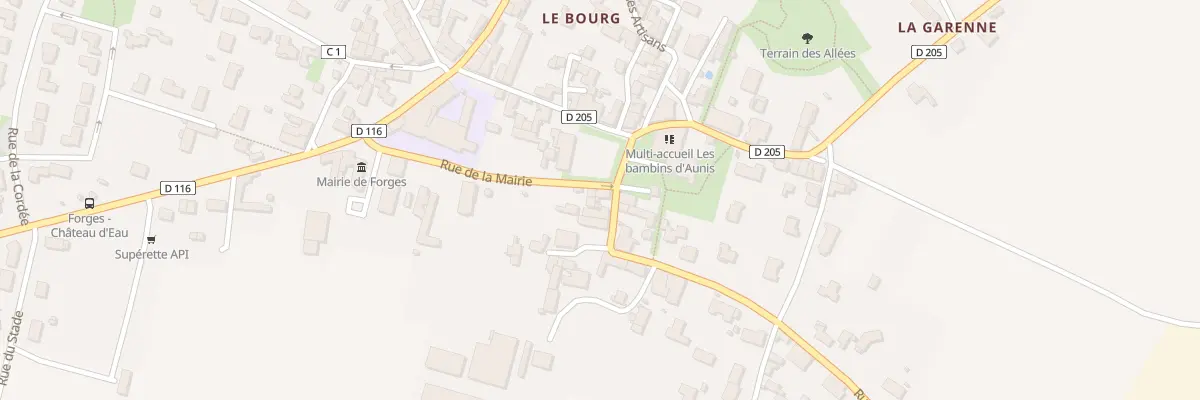Plan du 4 Rue Eugène Charron à Forges
