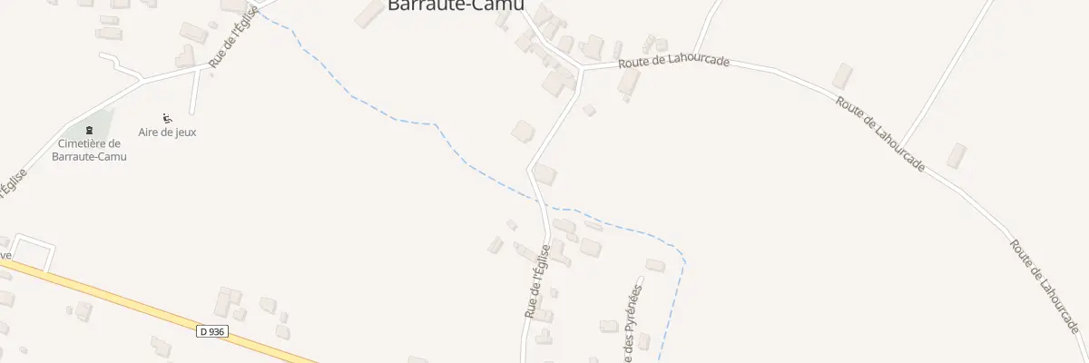 Plan du 26 Rte de l’Eglise à Barraute-Camu