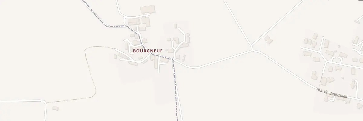 Plan du 4 Hameau du Bourgneuf à Saint-Quentin-les-Anges