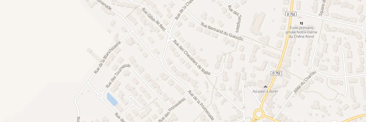 Plan du 6 Rue des Chevaliers de Malte Ps à Cholet