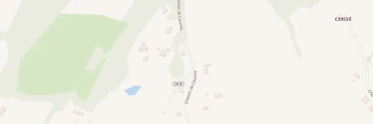 Plan du 615 Che de Caumia à Salies-de-Béarn