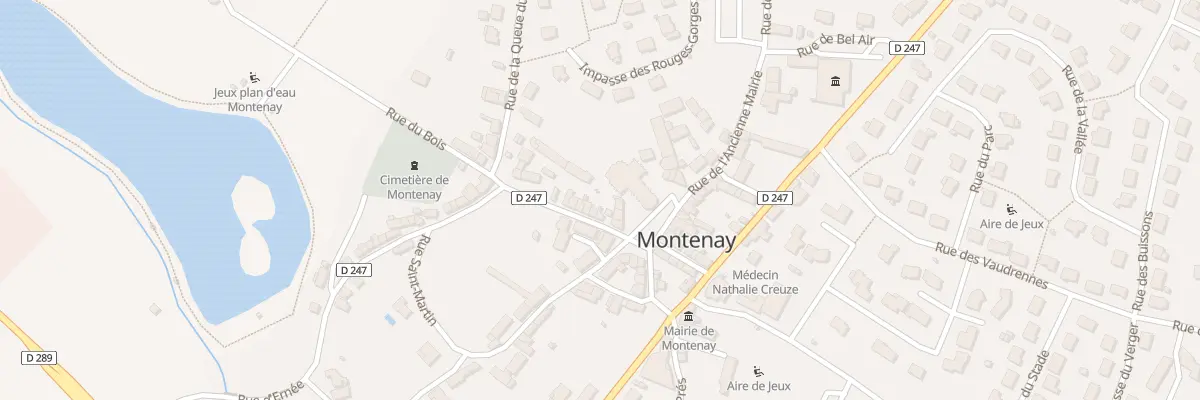 Plan du 4 Rue d’Ernée à Montenay
