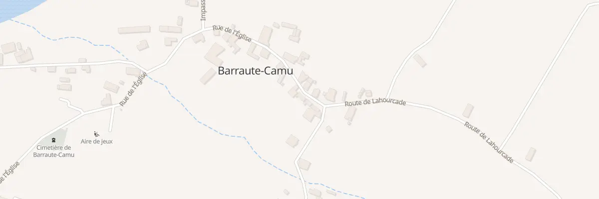 Plan du 13 Rte de l’Eglise à Barraute-Camu