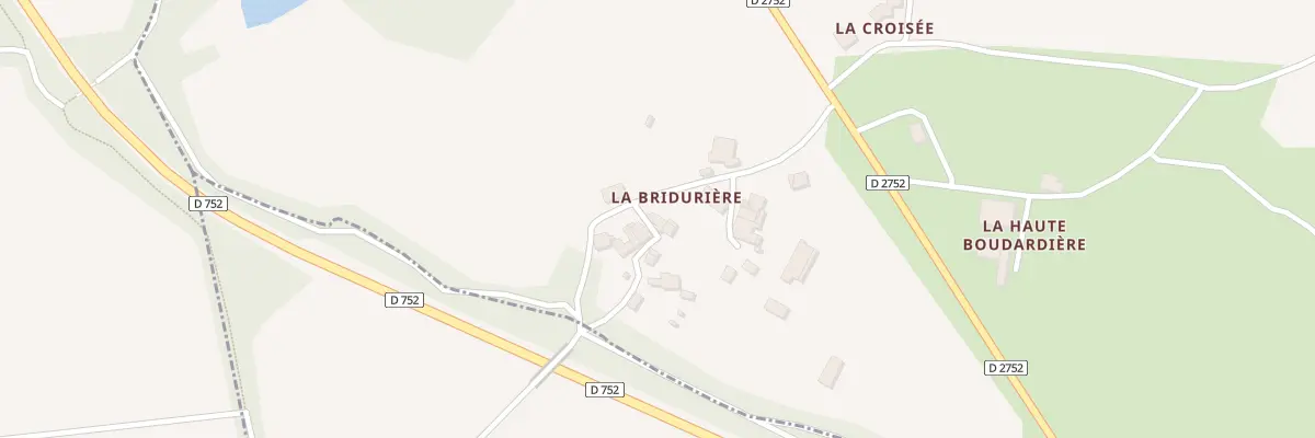 Plan du 8 La Bridurière aux Epesses