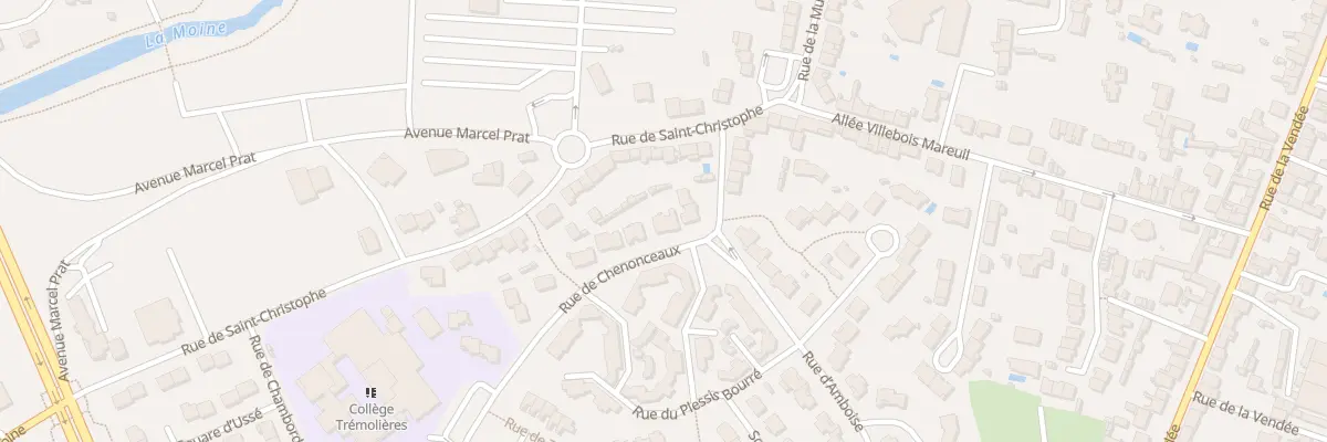 Plan du 4 Rue de Chenonceaux à Cholet