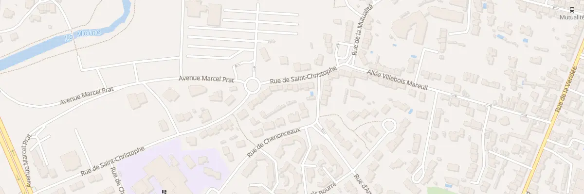 Plan du 7 Rue de St-Christophe à Cholet