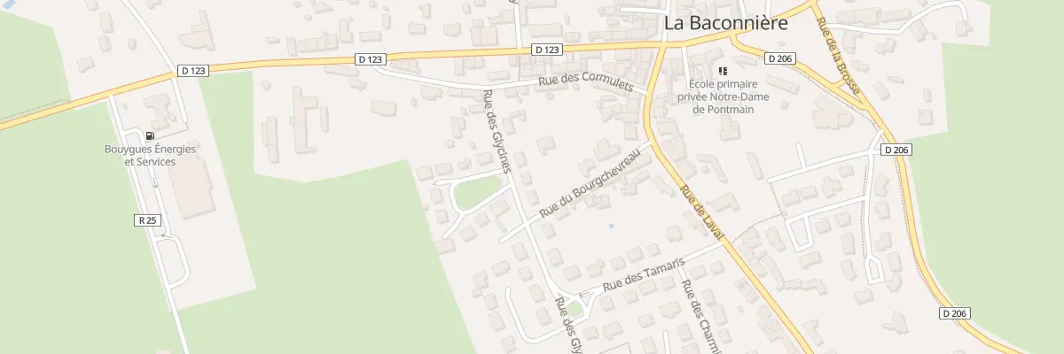 Plan du 5 Rue des Glycines à La Baconnière