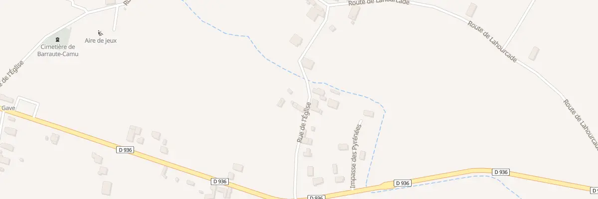 Plan du 21 Rte de l’Eglise à Barraute-Camu