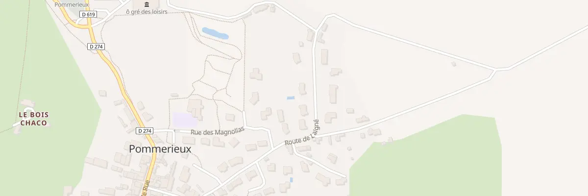 Plan du 17 Rte de Laigné à Pommerieux