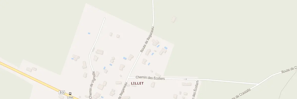 Plan du 6B Rte de Reganeau à Mios